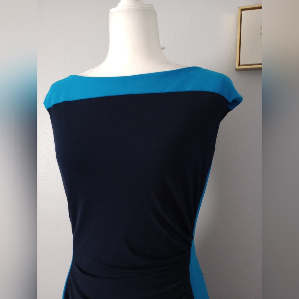 Ralph Lauren Style shift sleeveless Size 8 Good Condition Navy Blue   Pull On - Picture 3 of 8